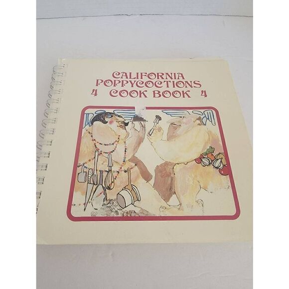 California Poppycoctions Cookbook 4 By Sacramento Cerebral Palsy Guild Ringbound - Picture 1 of 4